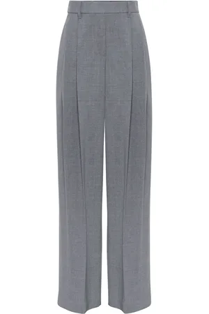 Brunello Cucinelli Wide-leg wool trousers