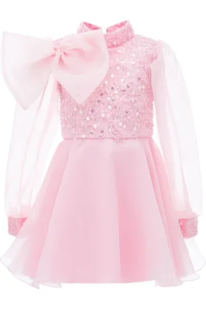Tulleen Aaliyah organza bow dress