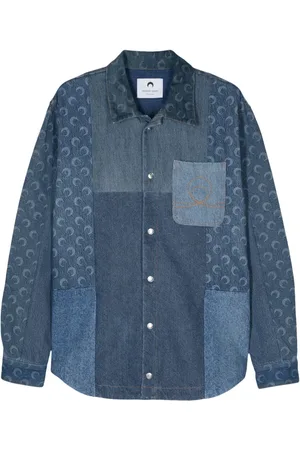 Marine Serre Deadstock denim jacket