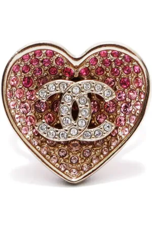 CHANEL 2023 CC heart ring