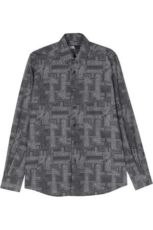 Karl Lagerfeld Logo-print cotton shirt