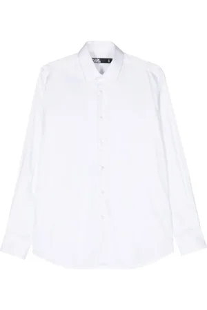 Karl Lagerfeld Classic-collar poplin shirt