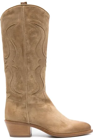 SARTORE 50mm western-style suede boots