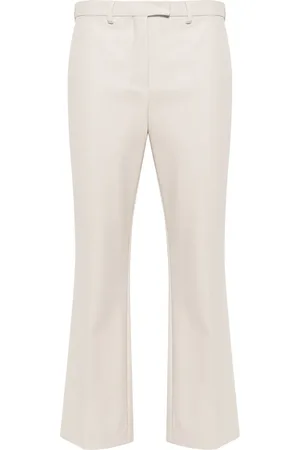 Max Mara Pressed-crease flared trousers