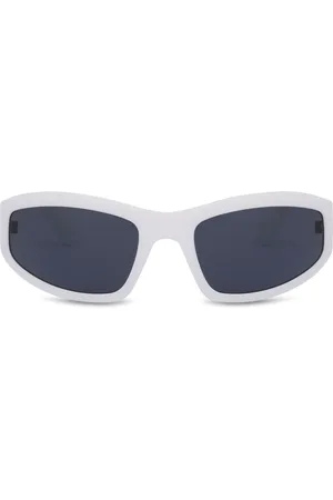 Moschino Biker-style frame sunglasses