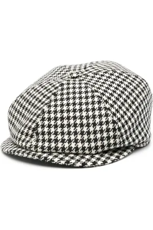 TAGLIATORE Jonny houndstooth flat cap