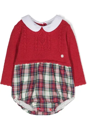 PATACHOU Check-pattern knitted bodysuit