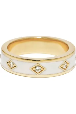 Azlee 18kt yellow Morning Sky diamond ring