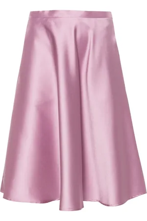 BLANCA A-line midi skirt