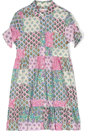 MC2 SAINT BARTH Floral-print cotton dress