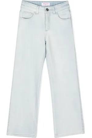 PUCCI Junior Logo-patch jeans