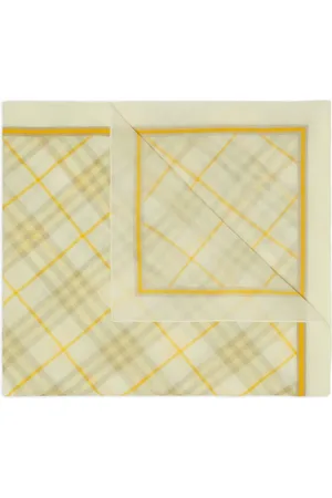 Burberry Checked cotton scarf