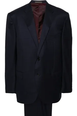 corneliani Checked wool suit