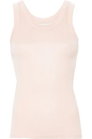 Loulou Studio Round-neck organic cotton tank top
