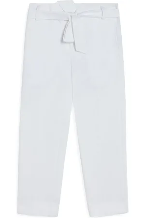 Maison Ava Belted straight-leg trousers