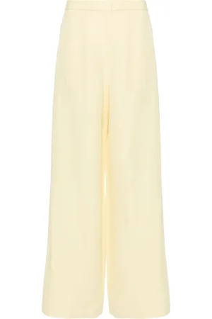 Fabiana Filippi Slub-texture straight trousers