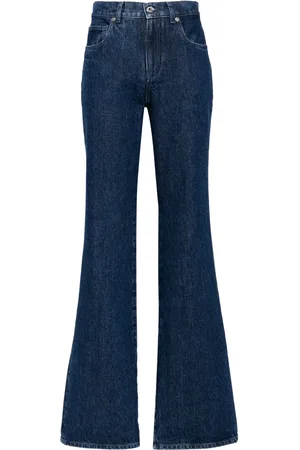 OFF-WHITE Mid-rise flared jeans