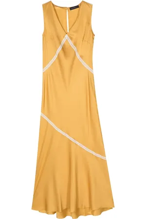 LORENA ANTONIAZZI Sleeveless crepe midi dress