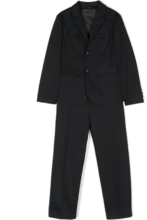 Emporio Armani Twill cotton-blend suit