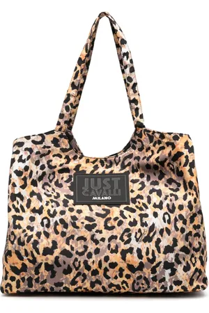 Roberto Cavalli Leopard-print tote bag