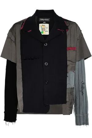 KIDSUPER STUDIOS Contrast fabric shirt