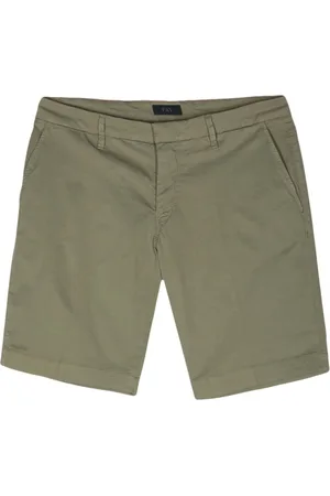 FAY Mid-rise poplin chino shorts