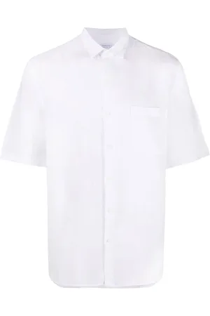 Sunspel Short-sleeved linen shirt