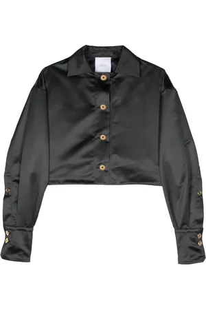 Patou Satin cropped jacket