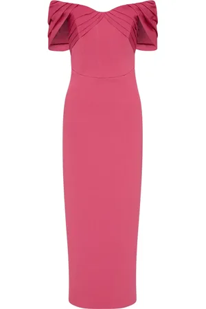 Rebecca Vallance Anais off-shoulder midi dress