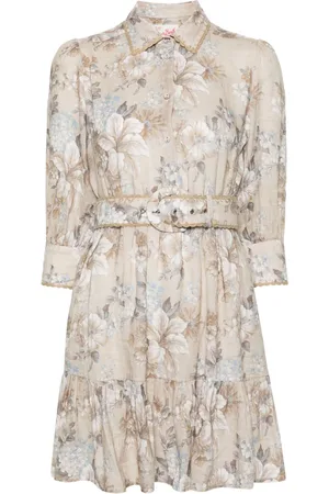 MC2 SAINT BARTH Hermione linen mini dress
