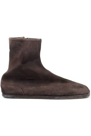 Maison Margiela Tabi flat suede boots