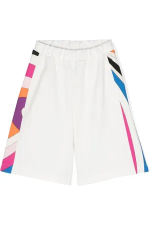 PUCCI Junior Contrast-panel shorts