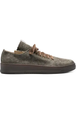 UMA WANG Distressed round-toe sneakers