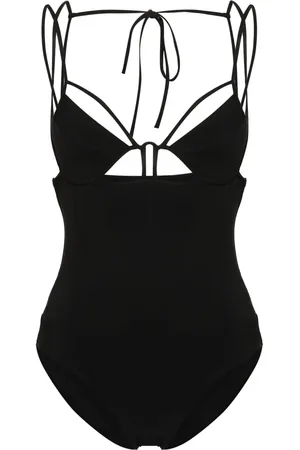 Nensi Dojaka V-neck cut-out swimsuit