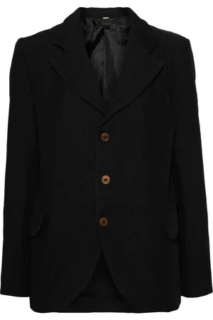 Comme des Garçons Ribbed single-breasted blazer
