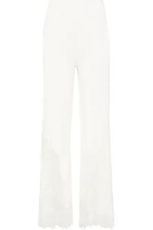 ERMANNO SCERVINO Chantilly-lace straight trousers