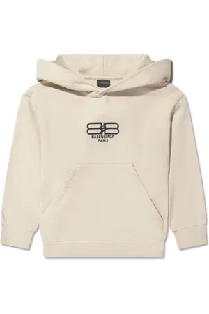 Balenciaga BB-print jersey hoodie