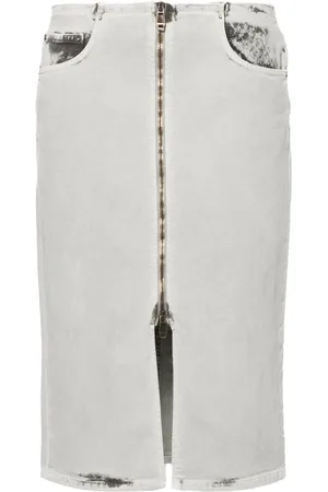 haikure Denim pencil skirt
