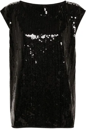 JUNYA WATANABE Sequin-embellished sleeveless top