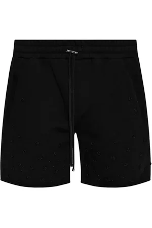 AMIRI Appliqu??-detail cotton shorts