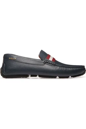 Bally Pilot Driver in Grained Leather wide foot morphology