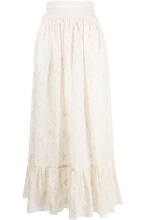 Gucci Broderie anglaise maxi skirt