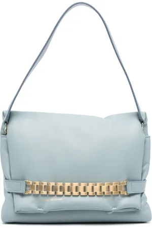 Victoria Beckham Puffy Chain leather clutch bag