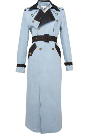 FLEUR DU MAL Denim trench coat
