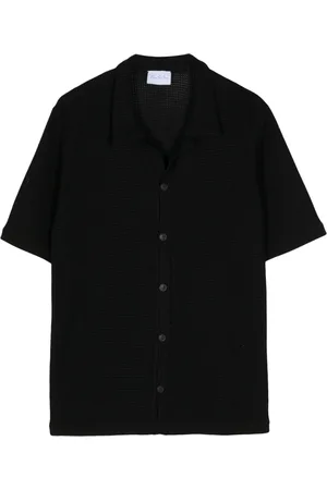 BLUE SKY INN Waffle-knit cotton shirt