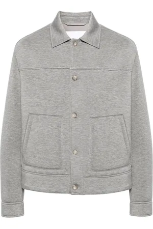 Neil Barrett Mélange jersey shirt jacket