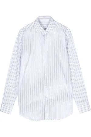 BRIONI Striped cotton shirt