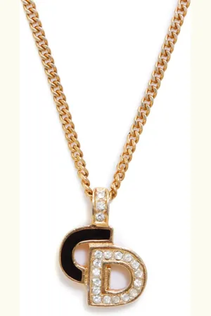 Dior 1990s CD pendant necklace