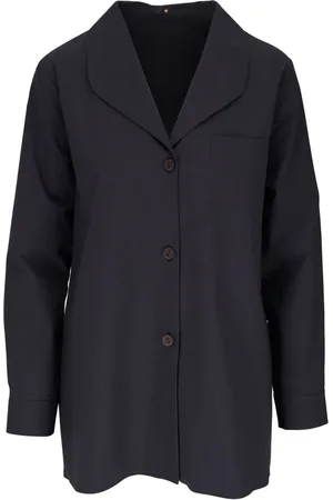 PETER COHEN Curved lapels shirt
