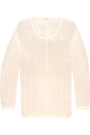 By Malene Birger Crew-neck linen top